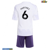 Manchester United Lisandro Martinez #6 Auswärts Trikotsatz Kinder 2025-26 Kurzarm (+ Kurze Hosen)